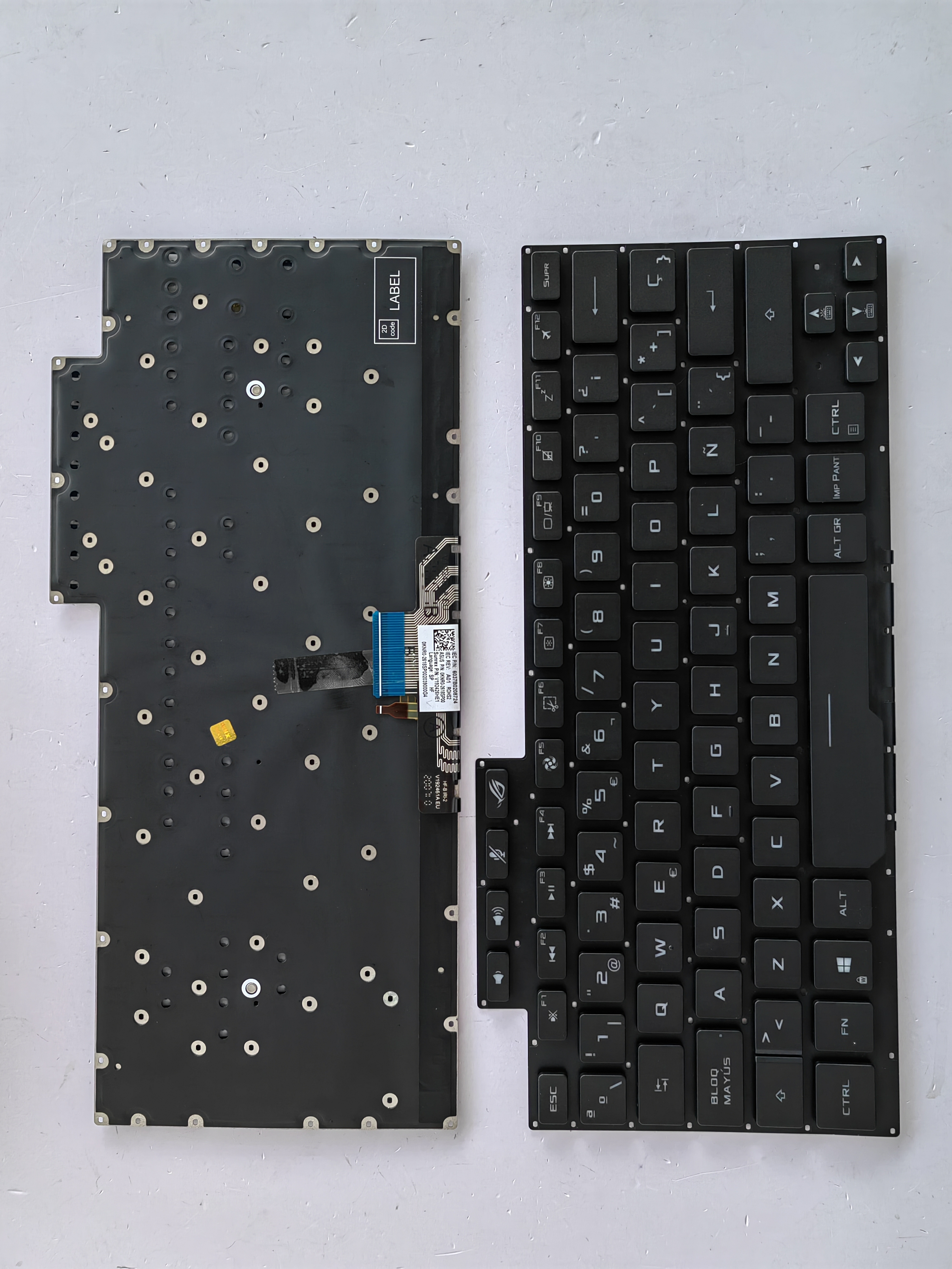 Picture of New Replacement Laptop Keyboard For ASUS GA401/G14 small carriage return BLACK Backlit (OEM) SP Layout